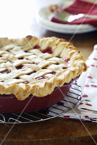 Selbstgemachte Cherry Pie