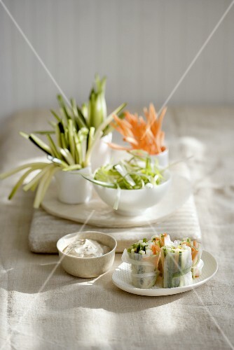Crudite Spring Rolls