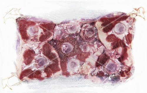 Oxtail Sealed in Plastic