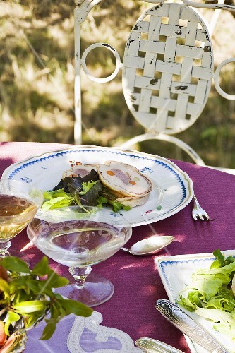 Mittagessen im Garten
