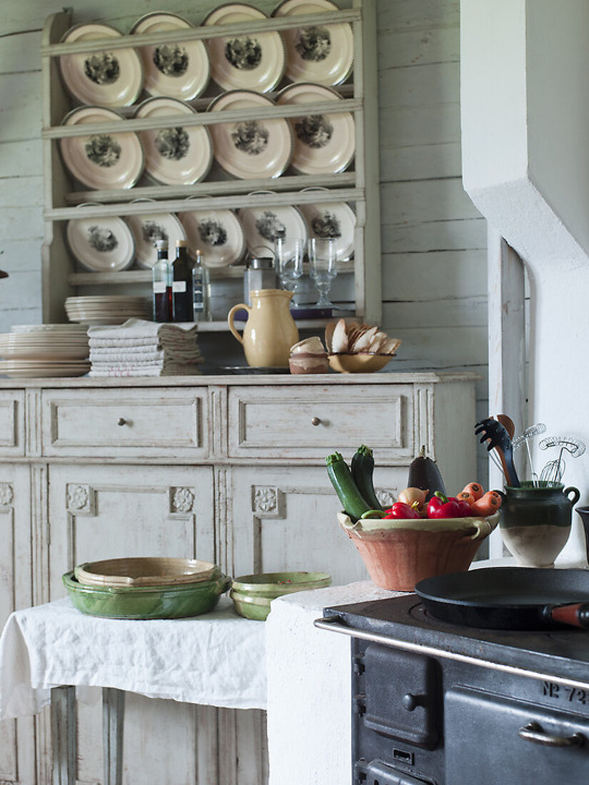 Kitchen in Gustavian Atmosphere License Features 12811001 House of