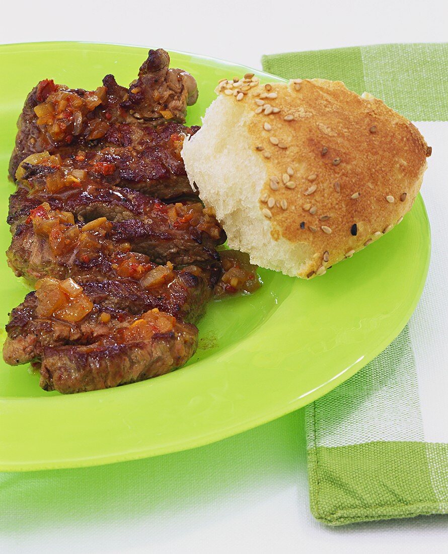 Zilzil Tibs (Beef in spicy sauce, Ethiopia)