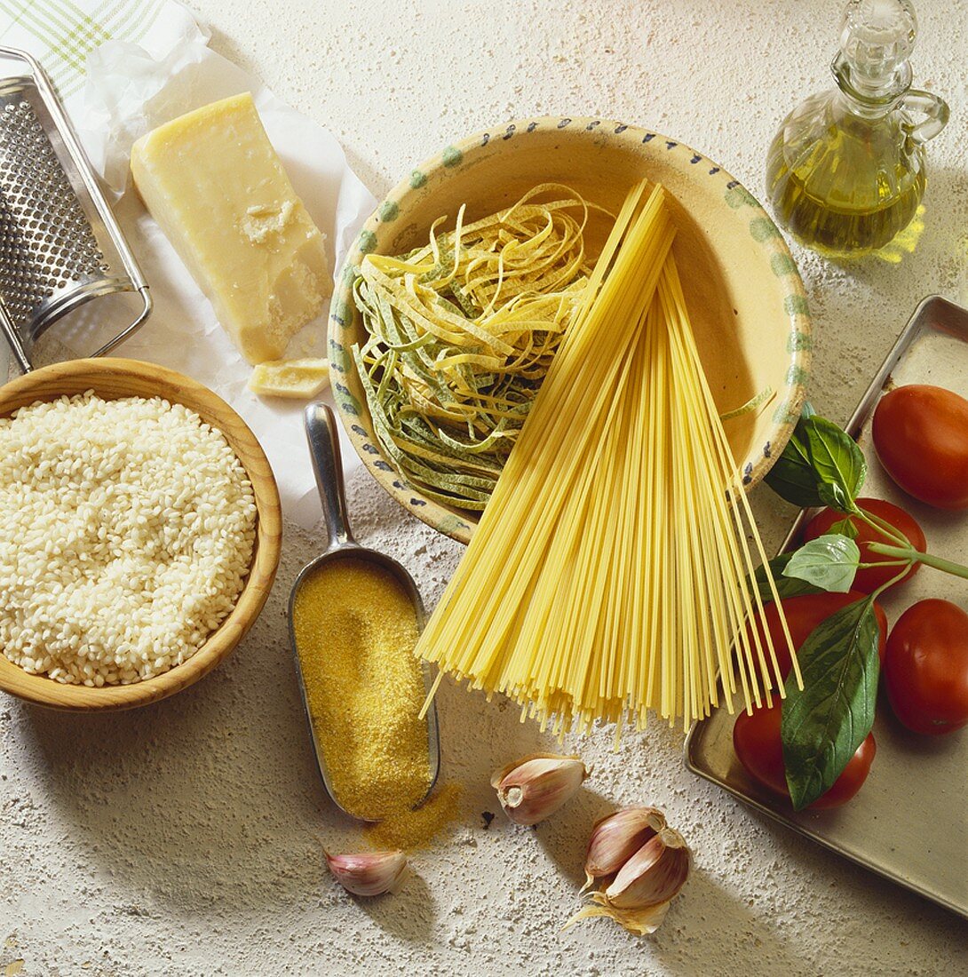 Ingredients for Italian dishes
