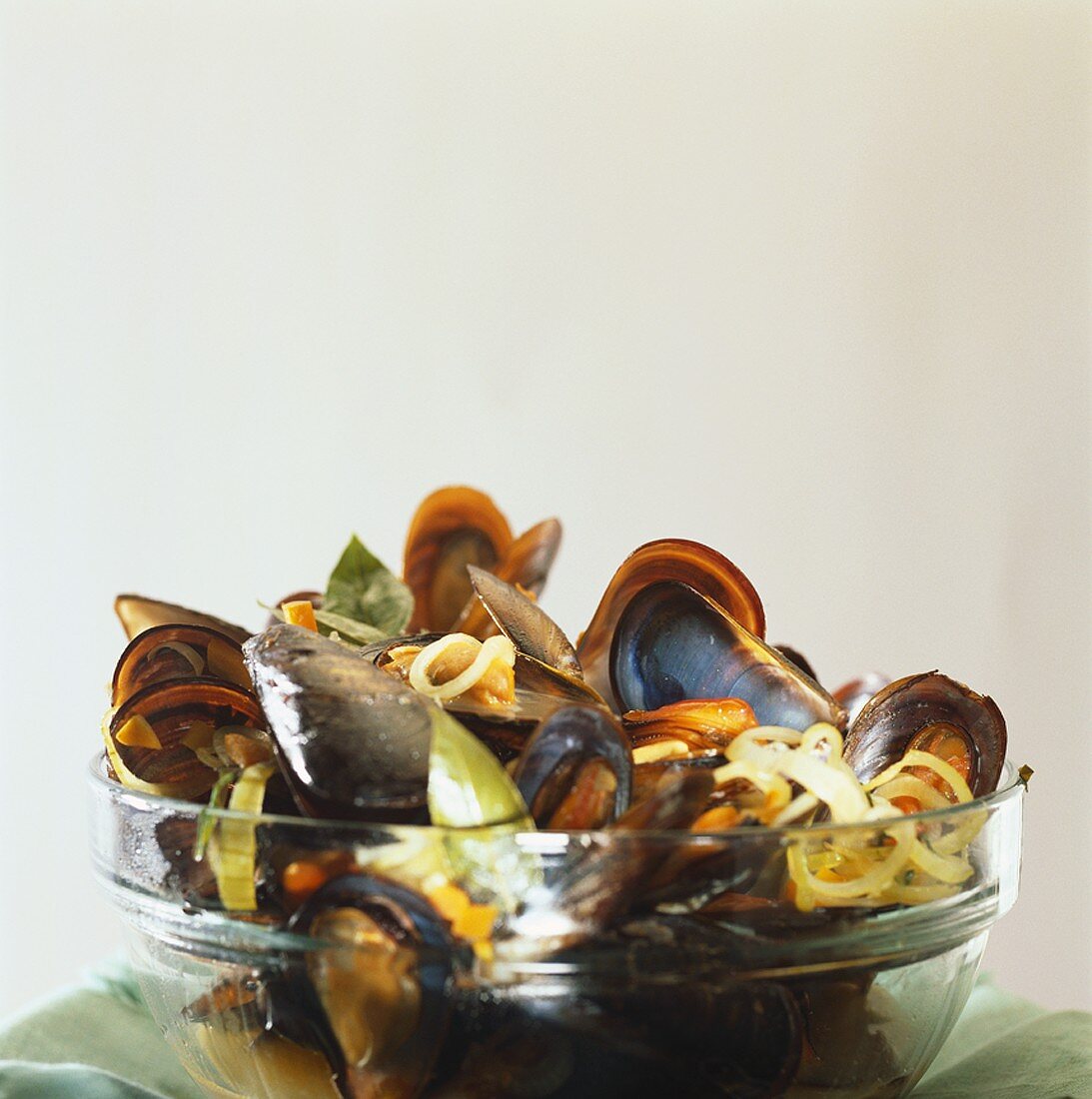 Marinated mussels with white wine