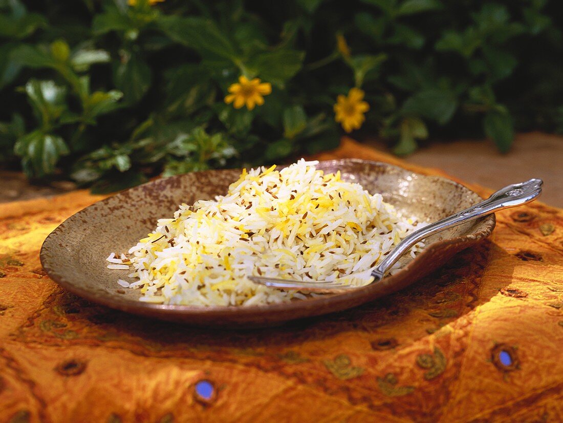 Jeera Pulao (Rice with caraway, India)