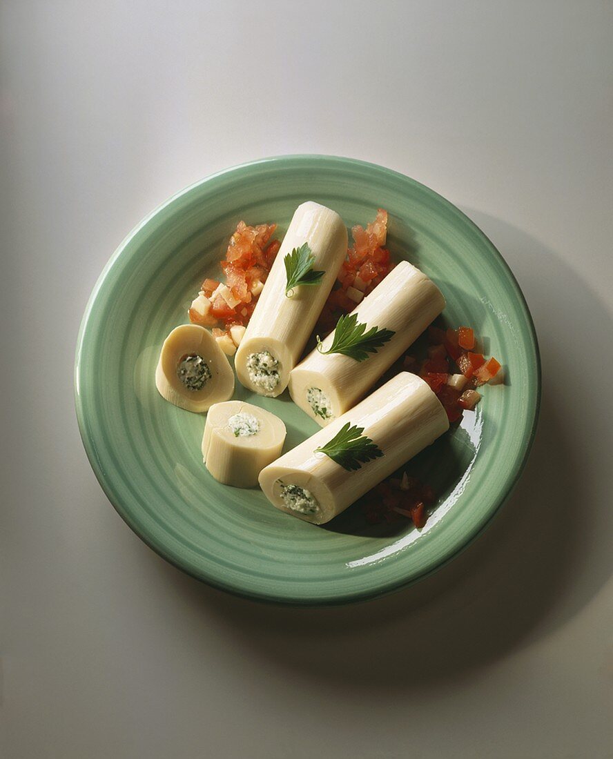 Stuffed hearts of palm