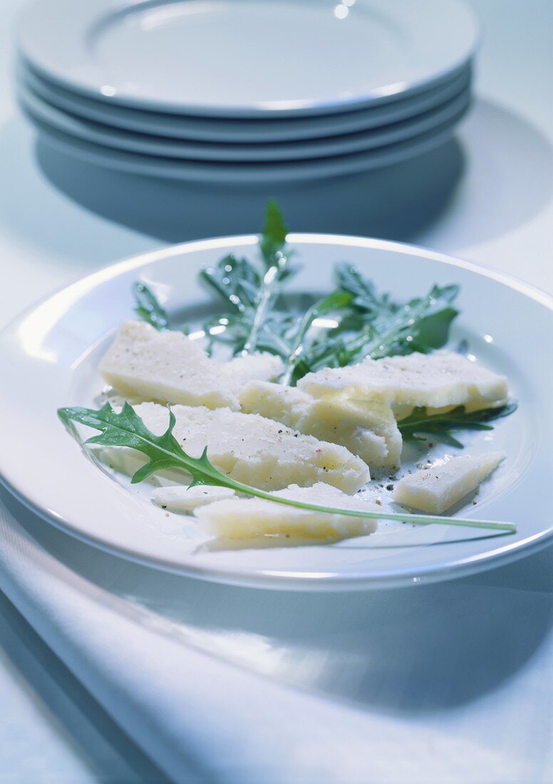 Parmesan mit Rucola