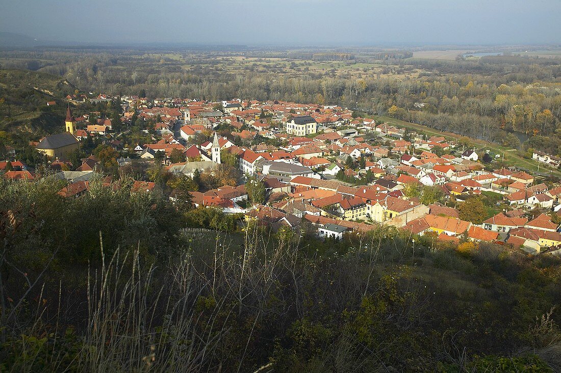 The town of Tokaj, Hungary