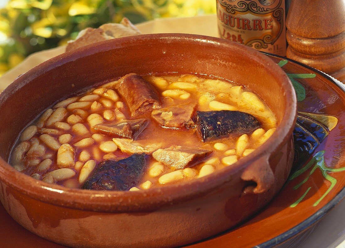 Fabada asturiana (Spanish bean stew)