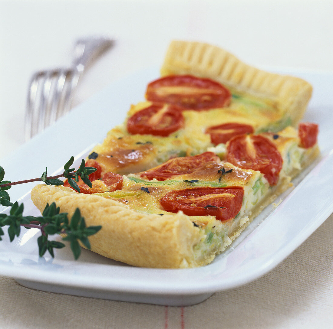 Tomaten-Lauch-Tarte