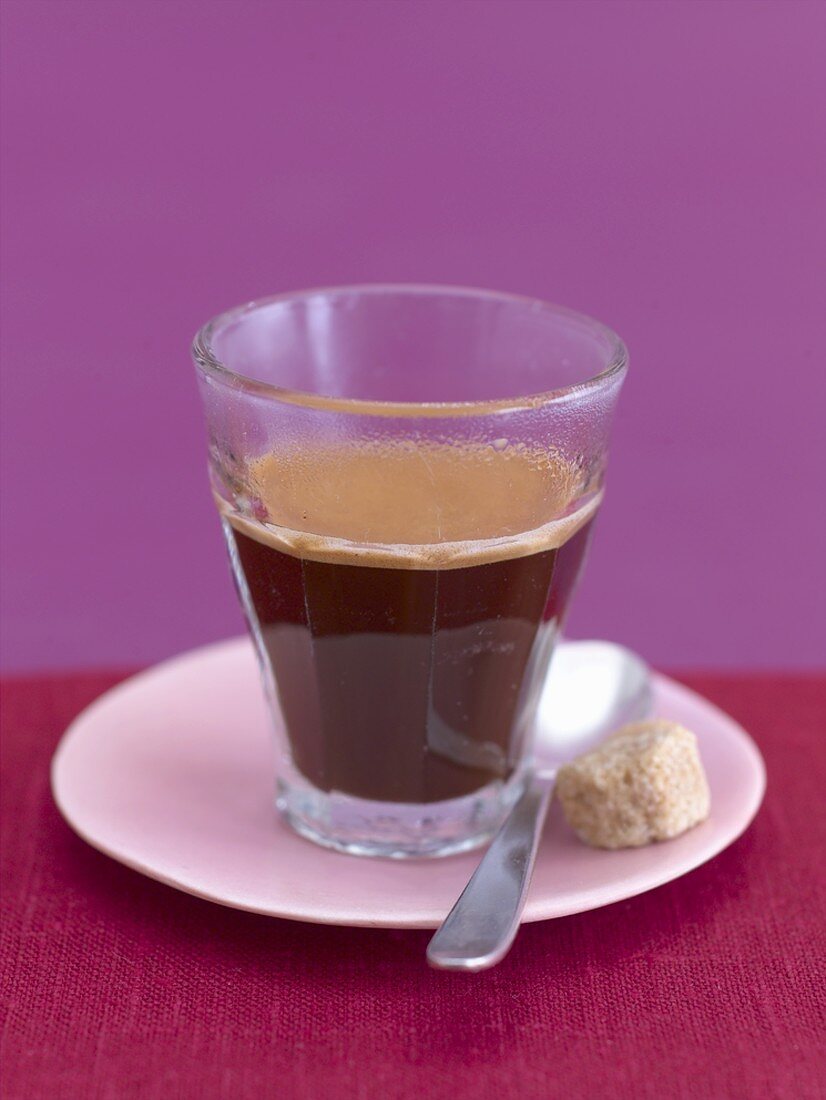 Caffè cortado (Espresso with a little milk)