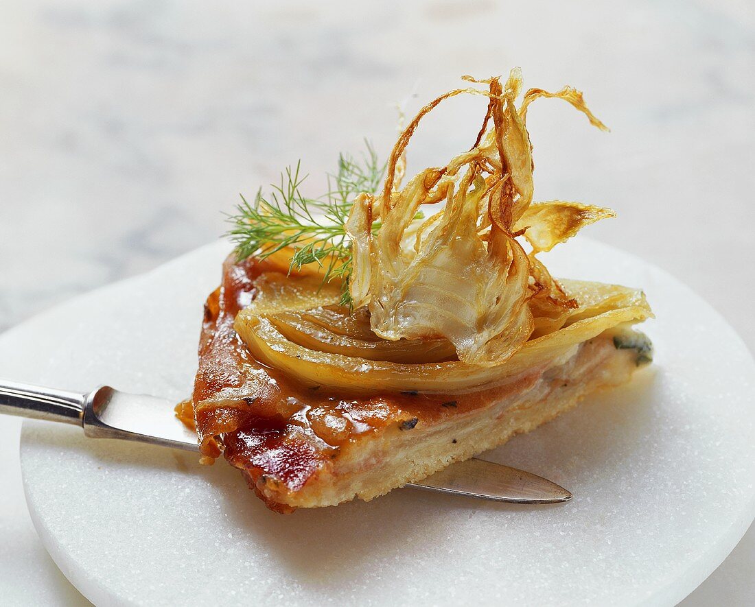 Torta caramellata al finocchio (Tarte Tatin vom Fenchel)