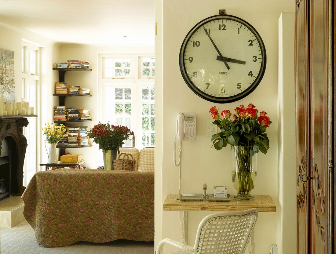 View into living room