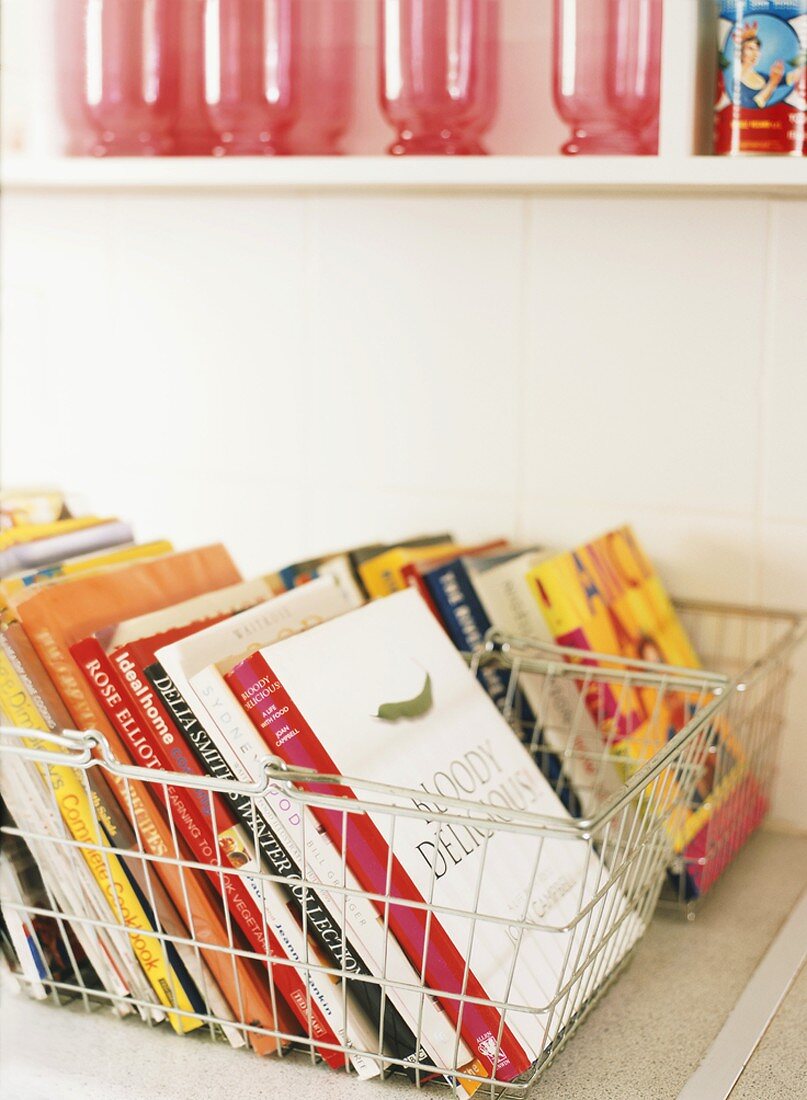 Baskets of books