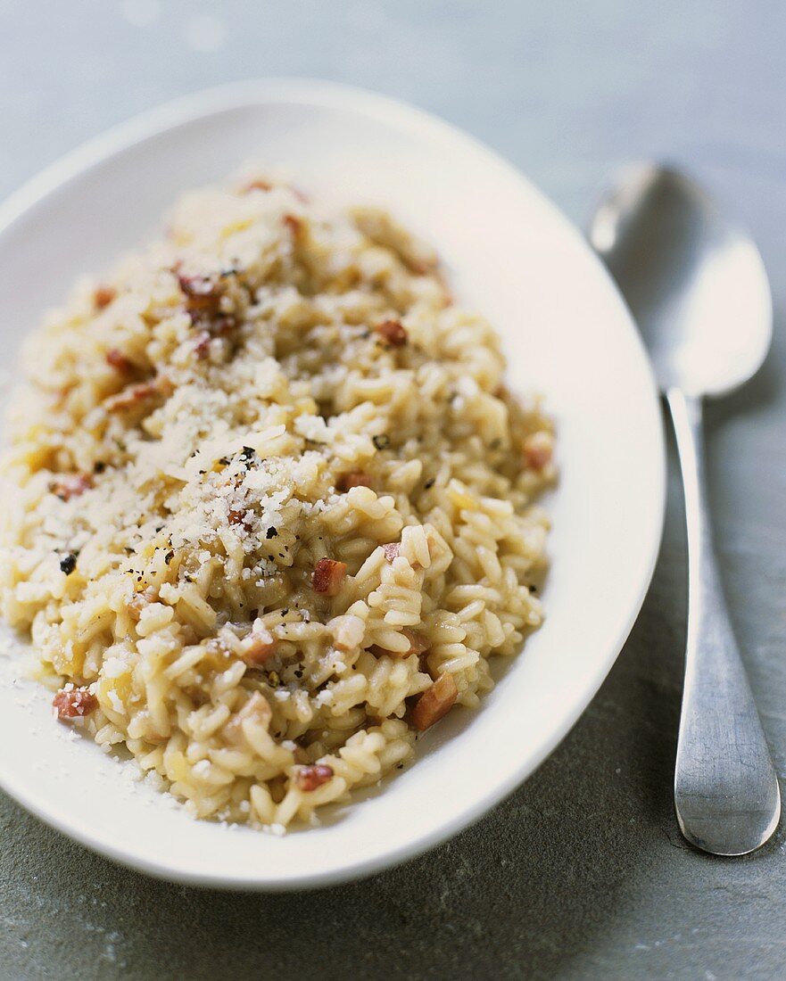 Risotto with fennel and pancetta