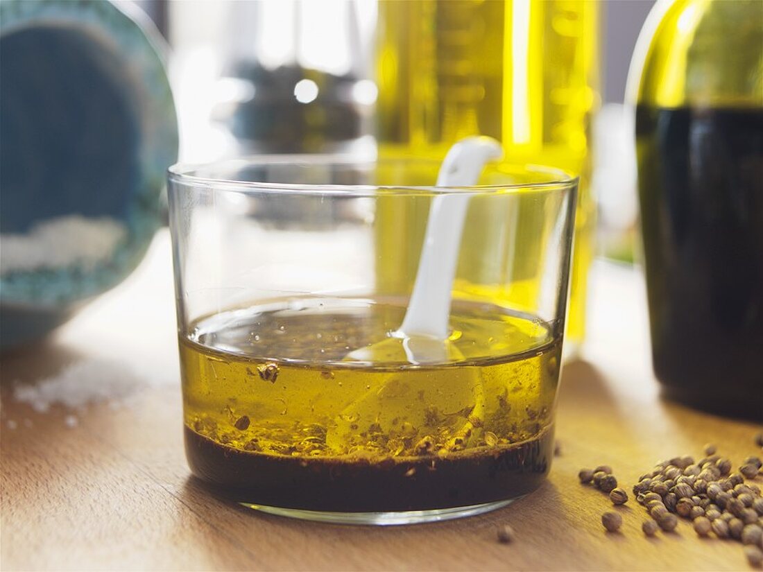 Olive oil and balsamic vinegar dressing (Italy)