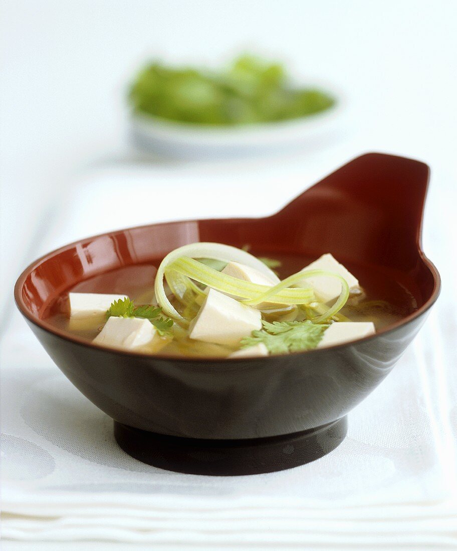 Miso soup with tofu