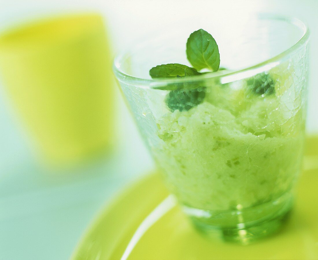 Green apple sorbet