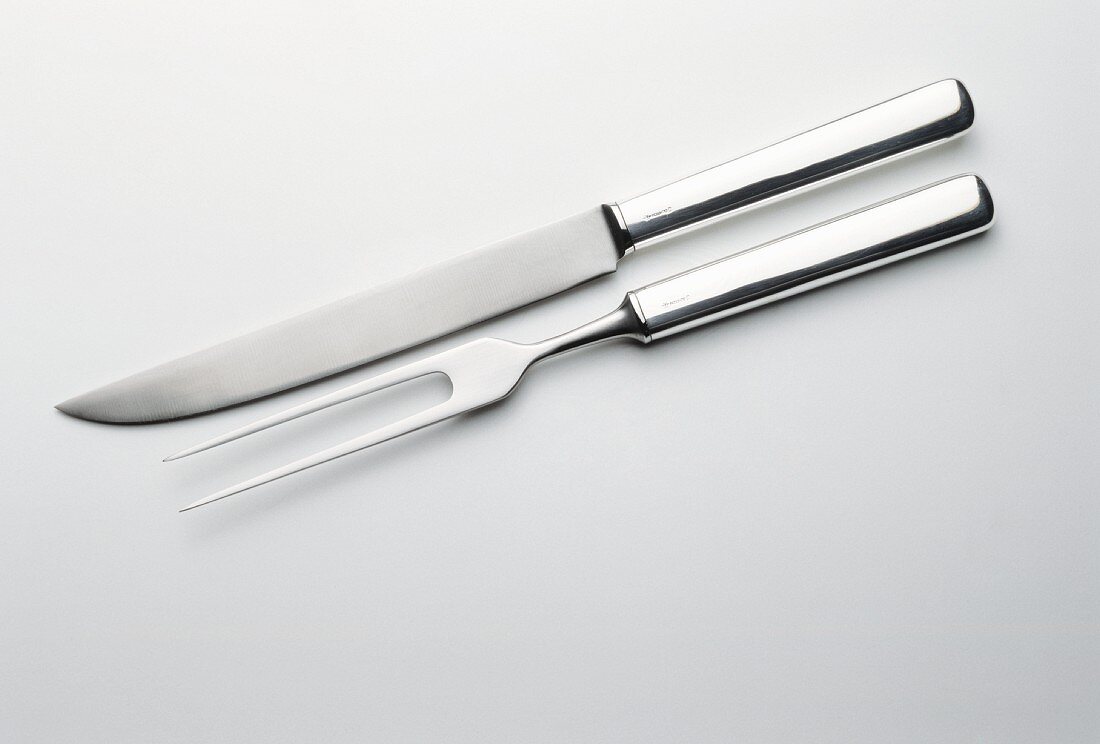 A Carving Knife and Fork