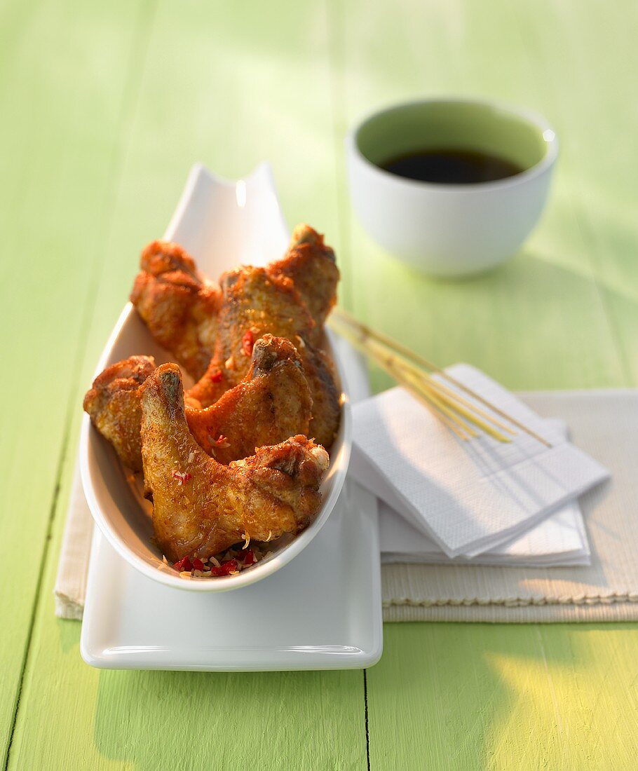 Spicy chicken wings