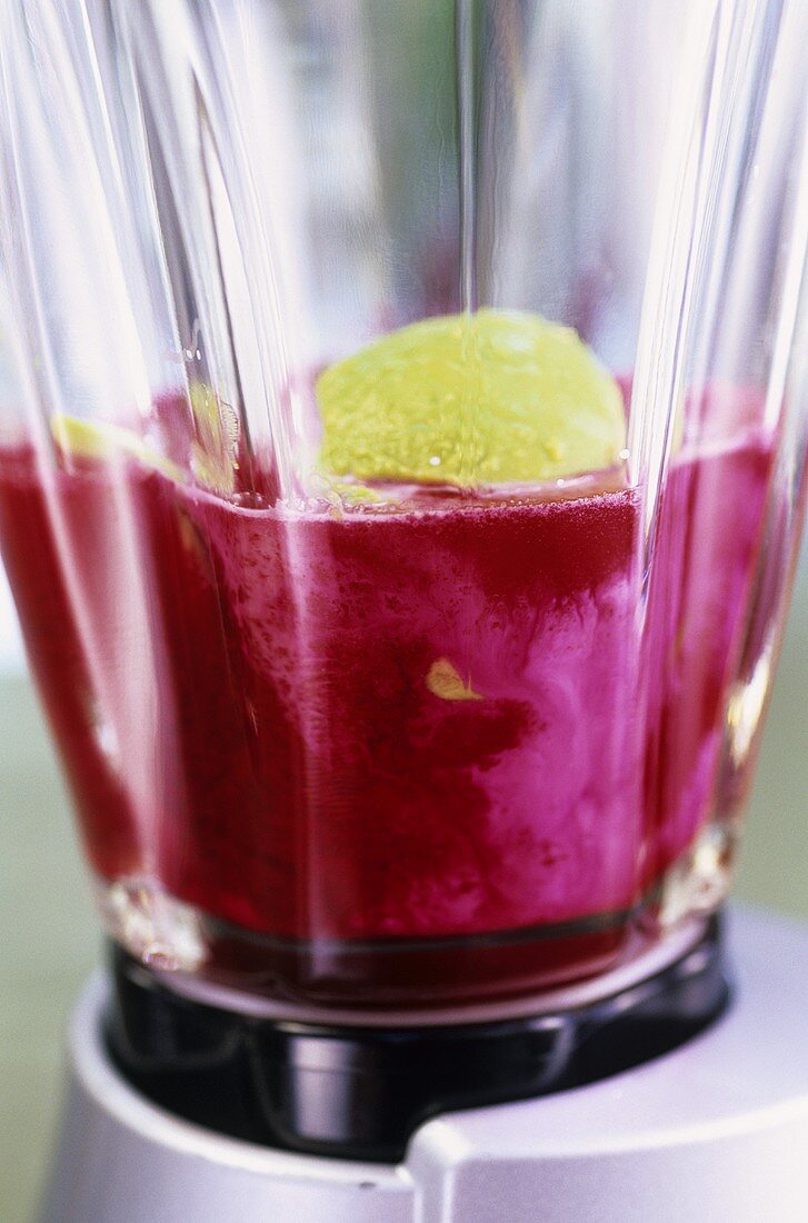 Beetroot shake with avocado