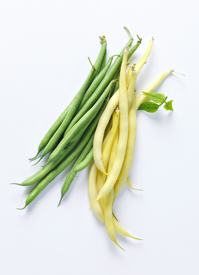Green and yellow beans