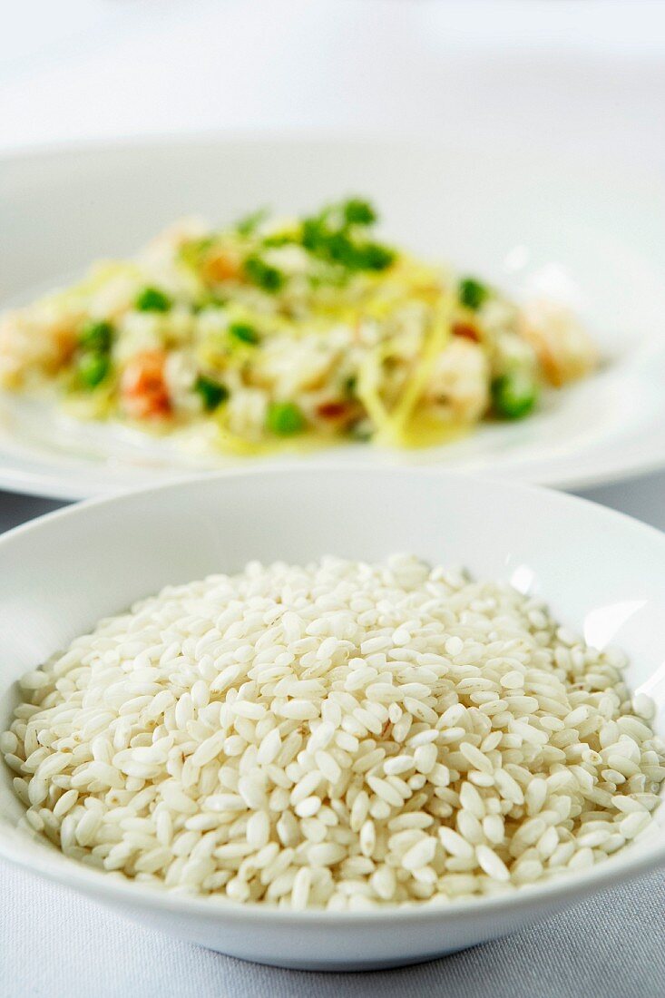 Arborioreis und Risotto