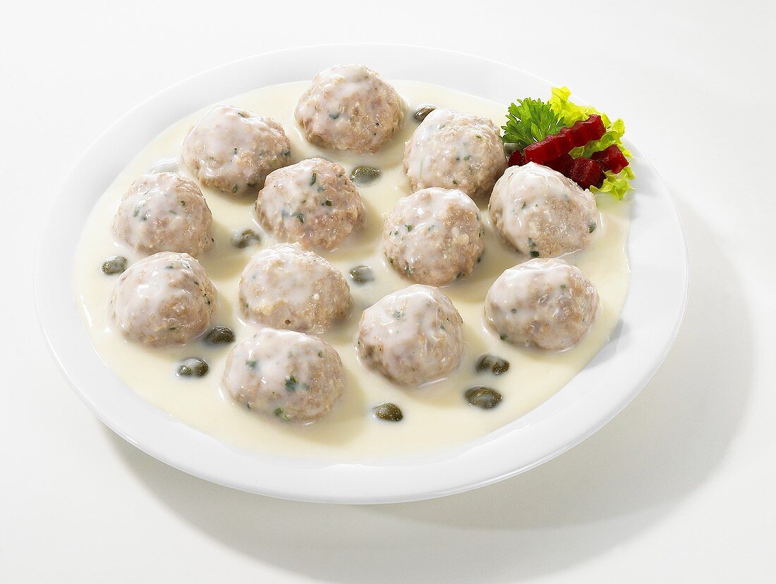 Königsberger Klopse mit Kapernsoße