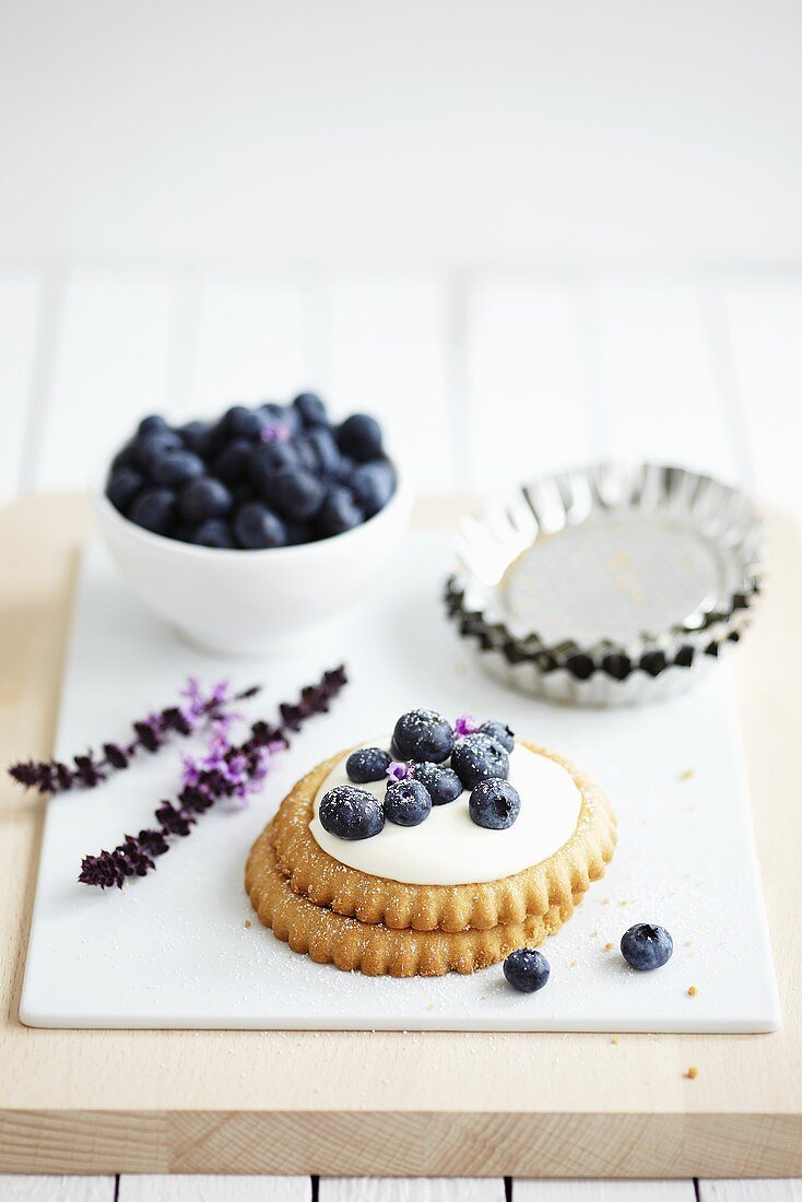 Blueberry tartlets