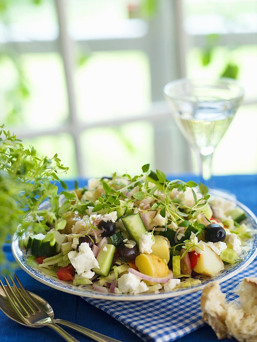 Griechischer Kartoffel-Salat