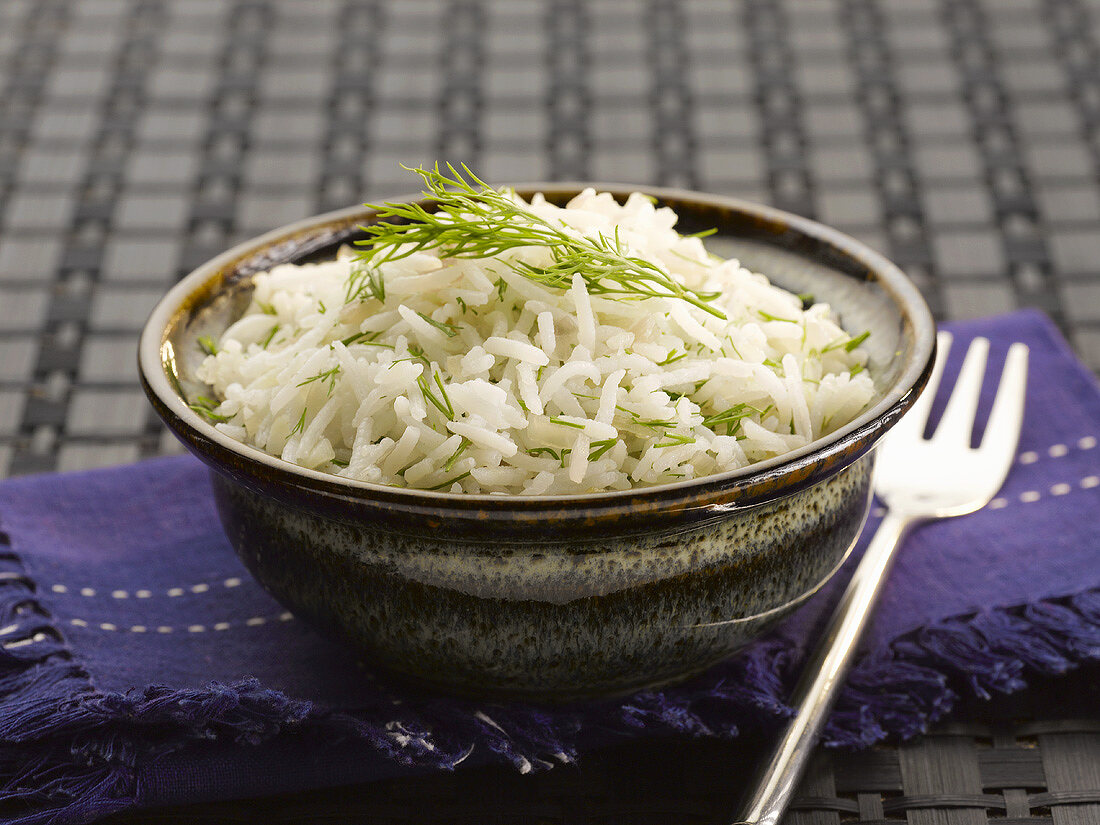 Reis mit Dill (Indien)