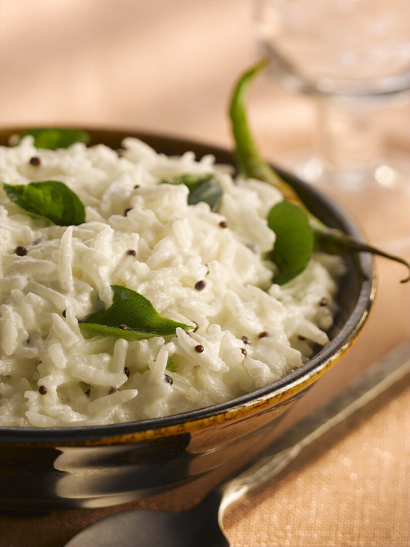 Thair sadam (Savoury curd rice, India)