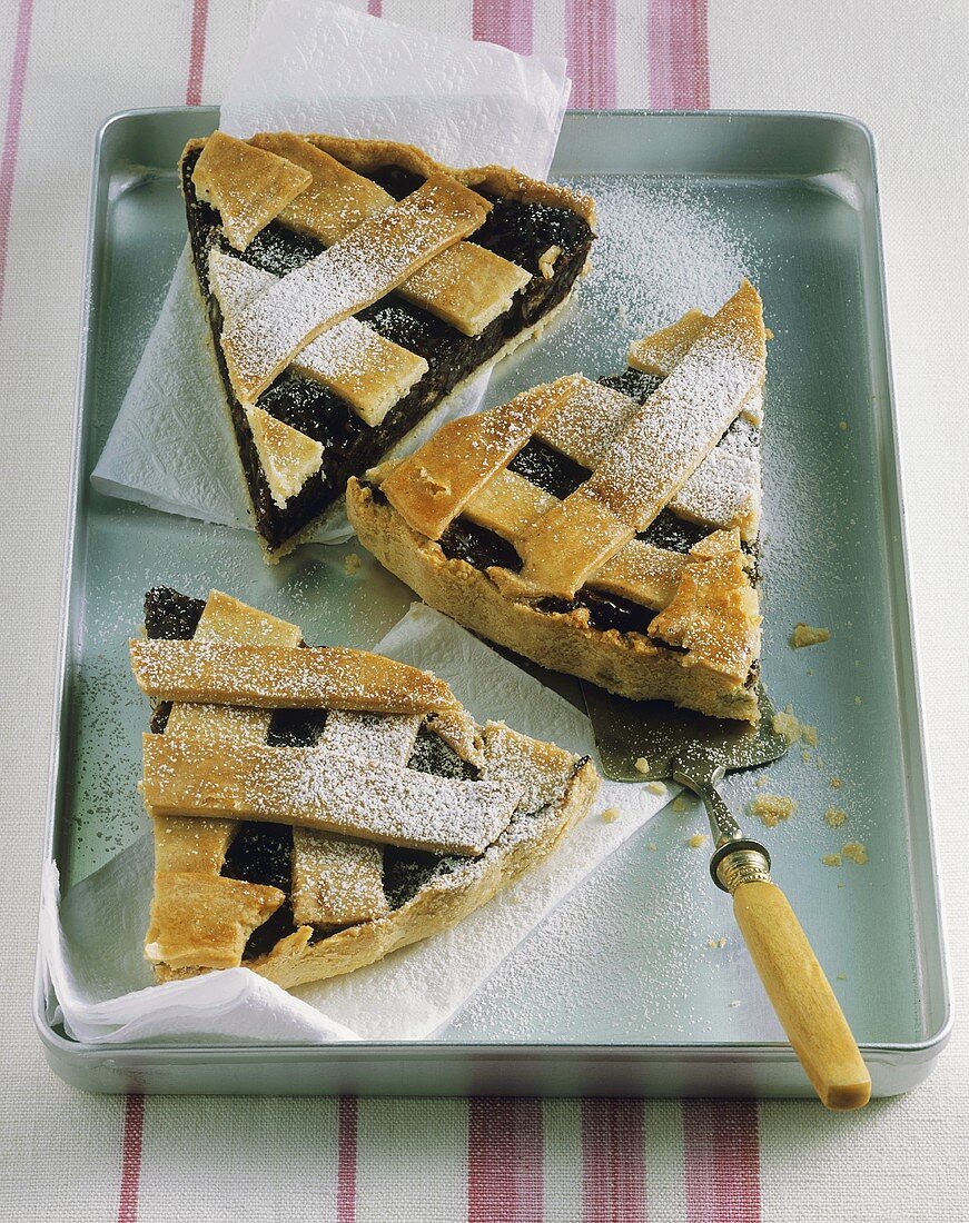 Torta di riso e cioccolato (Reistorte), Toskana, Italien