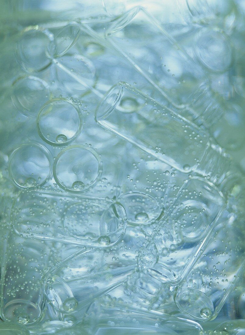 Molekularküche: Reinigen von Glasfläschchen