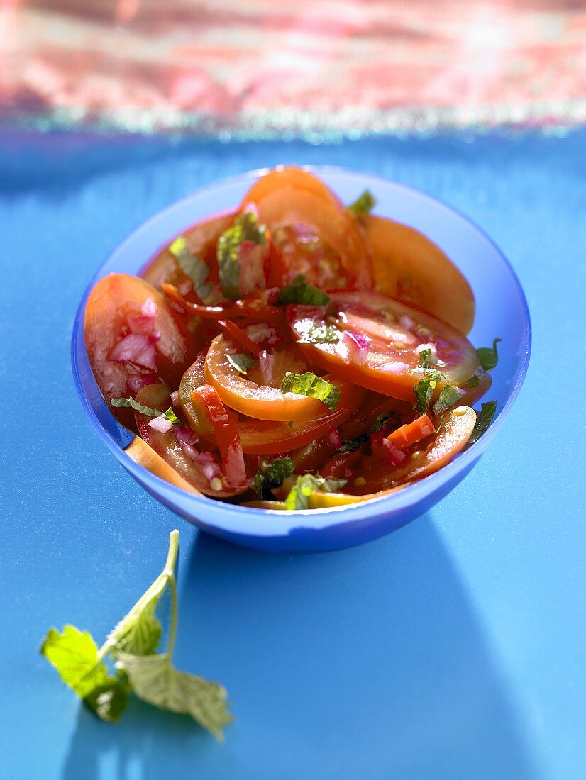 Chilli tomato salad