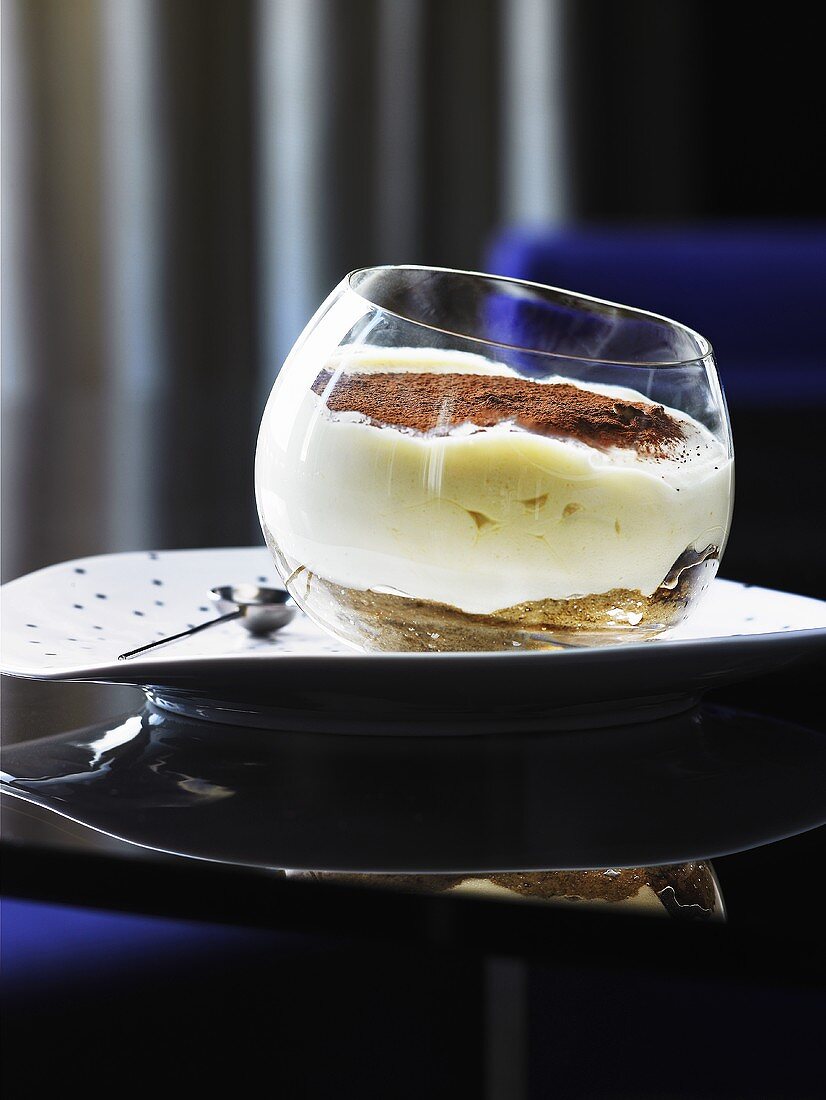 Tiramisu in a glass