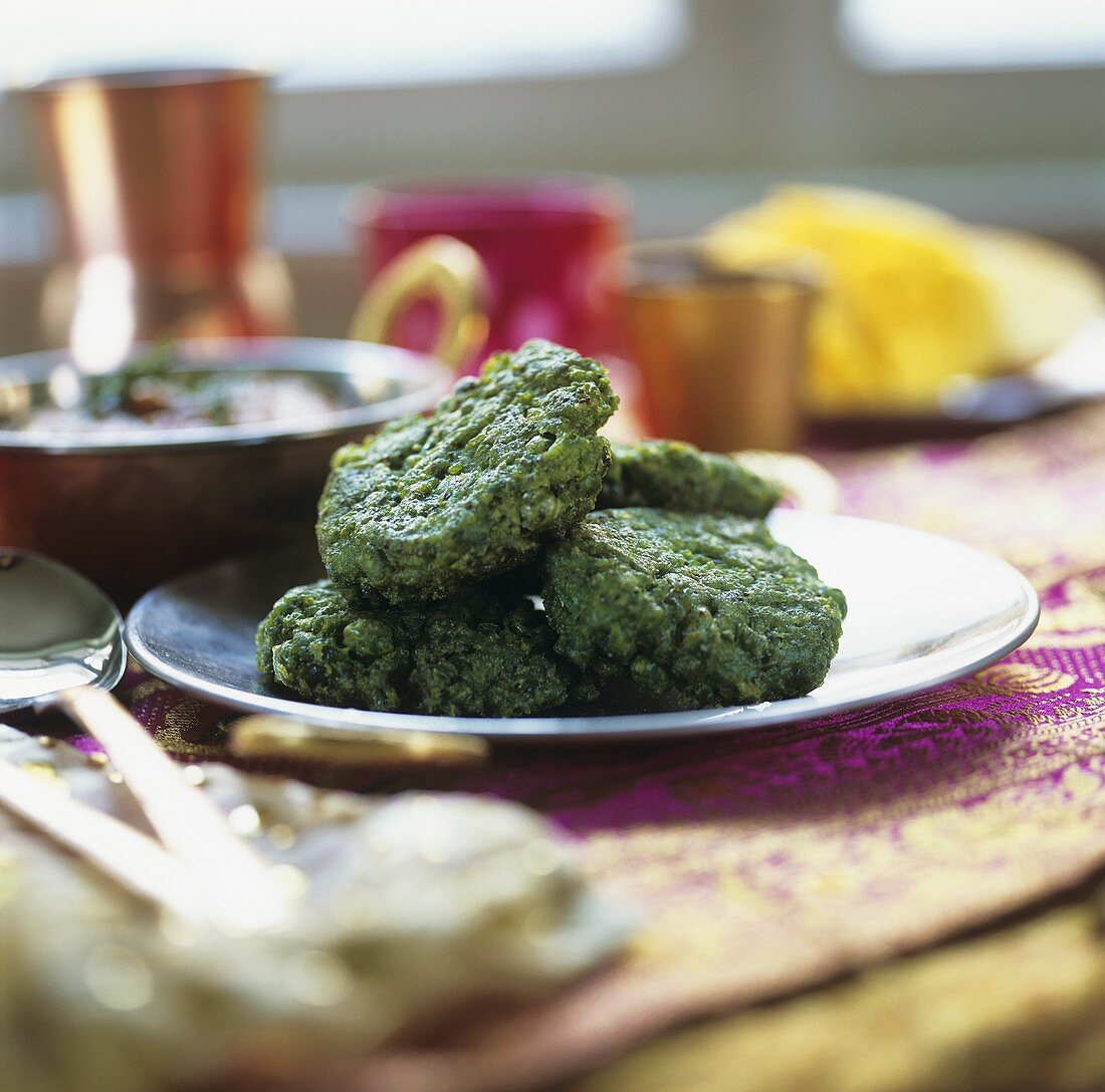 Pea cakes, India