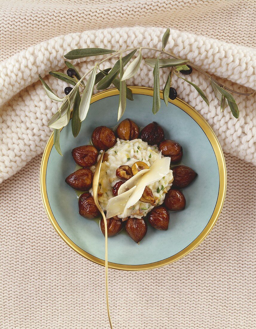 Chestnut risotto