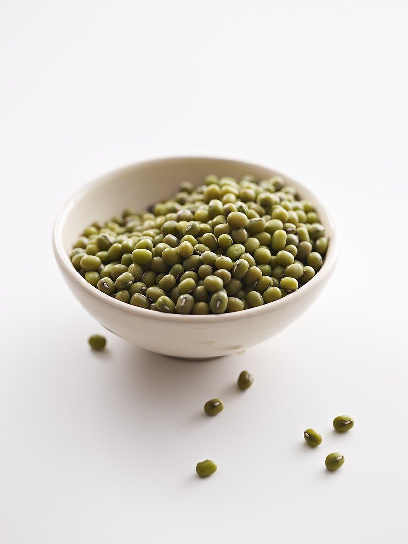 A bowl of mung beans