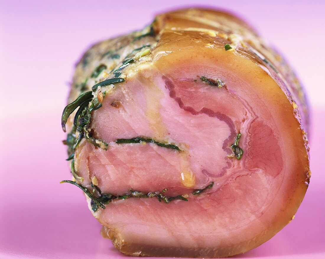 Porchetta (Roast suckling pig stuffed with herbs, Italy)