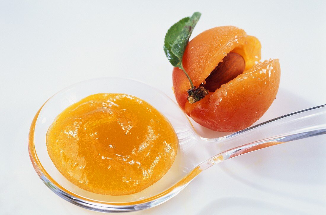 A spoonful of apricot jam