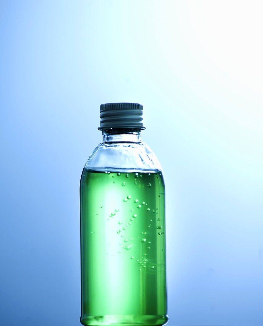 A bottle of washing-up liquid