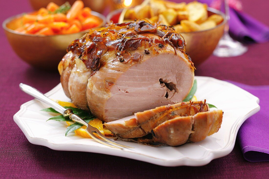 Roast ham