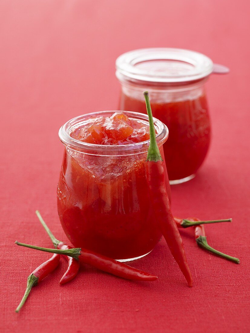 Erdbeer-Chili-Marmelade