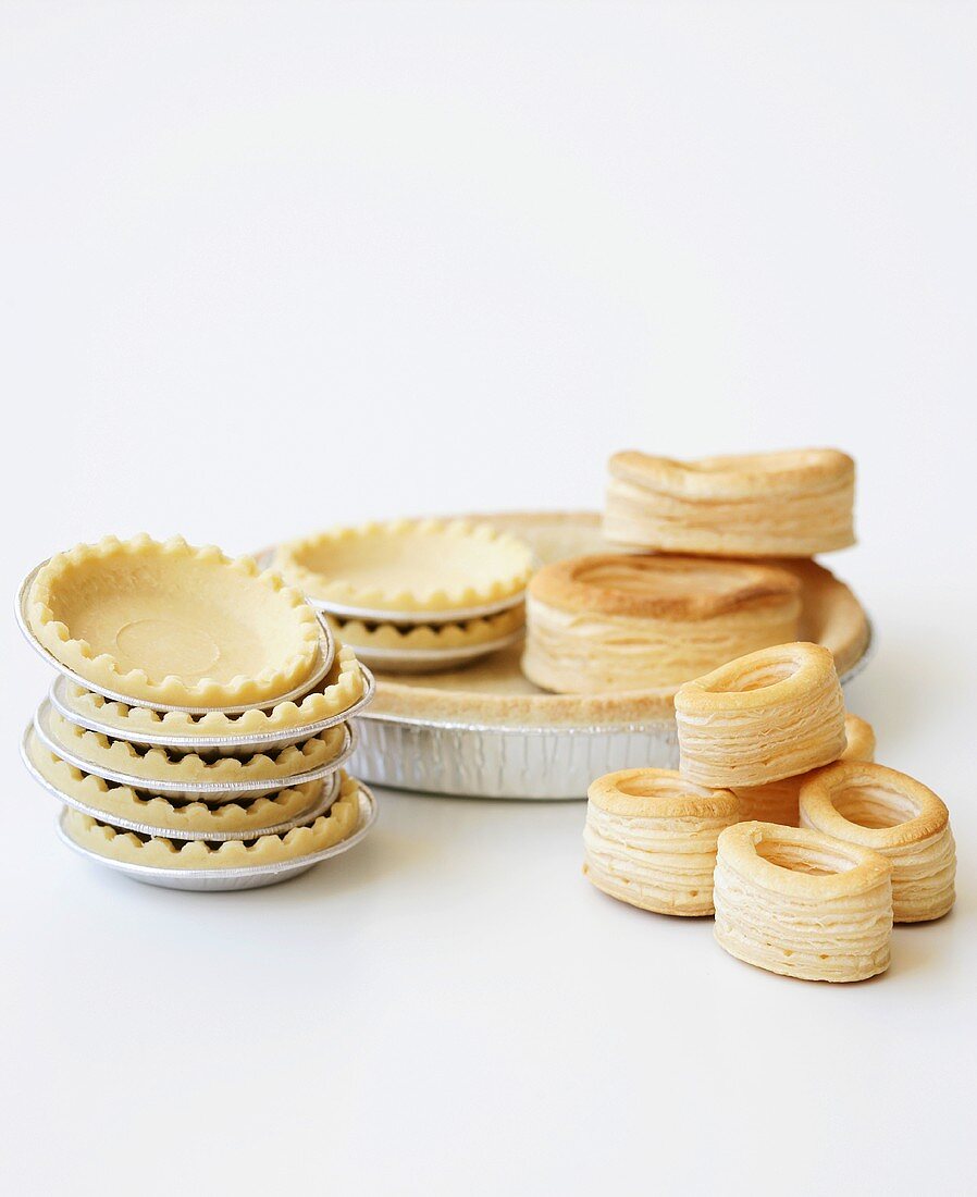 Tart and vol-au-vent cases