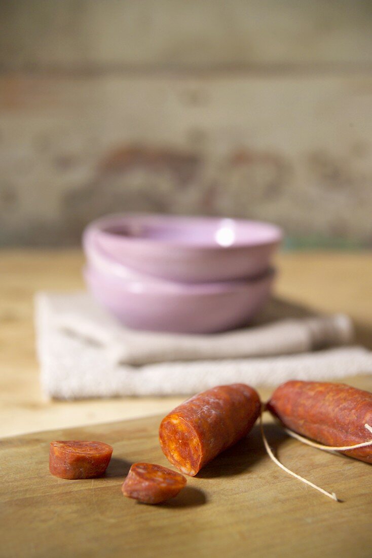 Chorizo (Spanish paprika sausage)