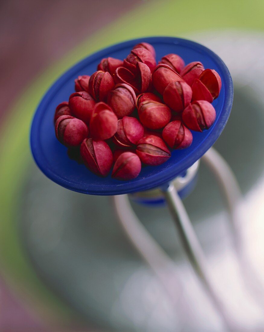Red pistachios