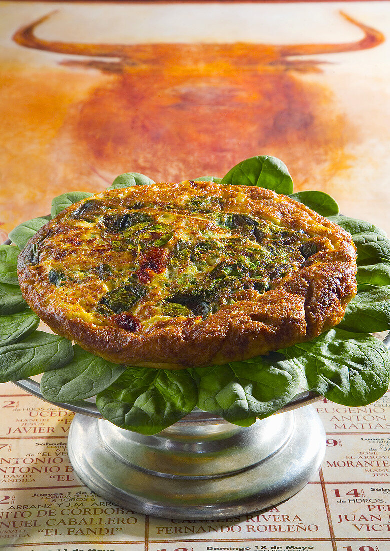 Weed pie (Nettle and spinach tart)