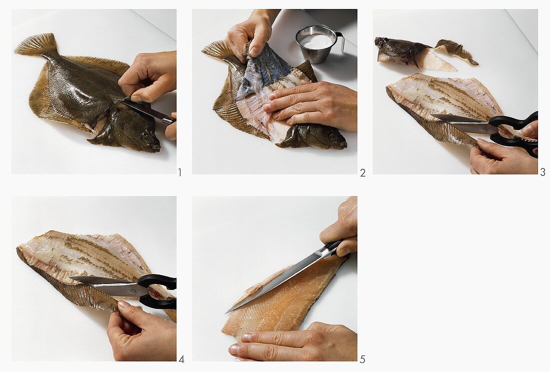 Preparing a plaice