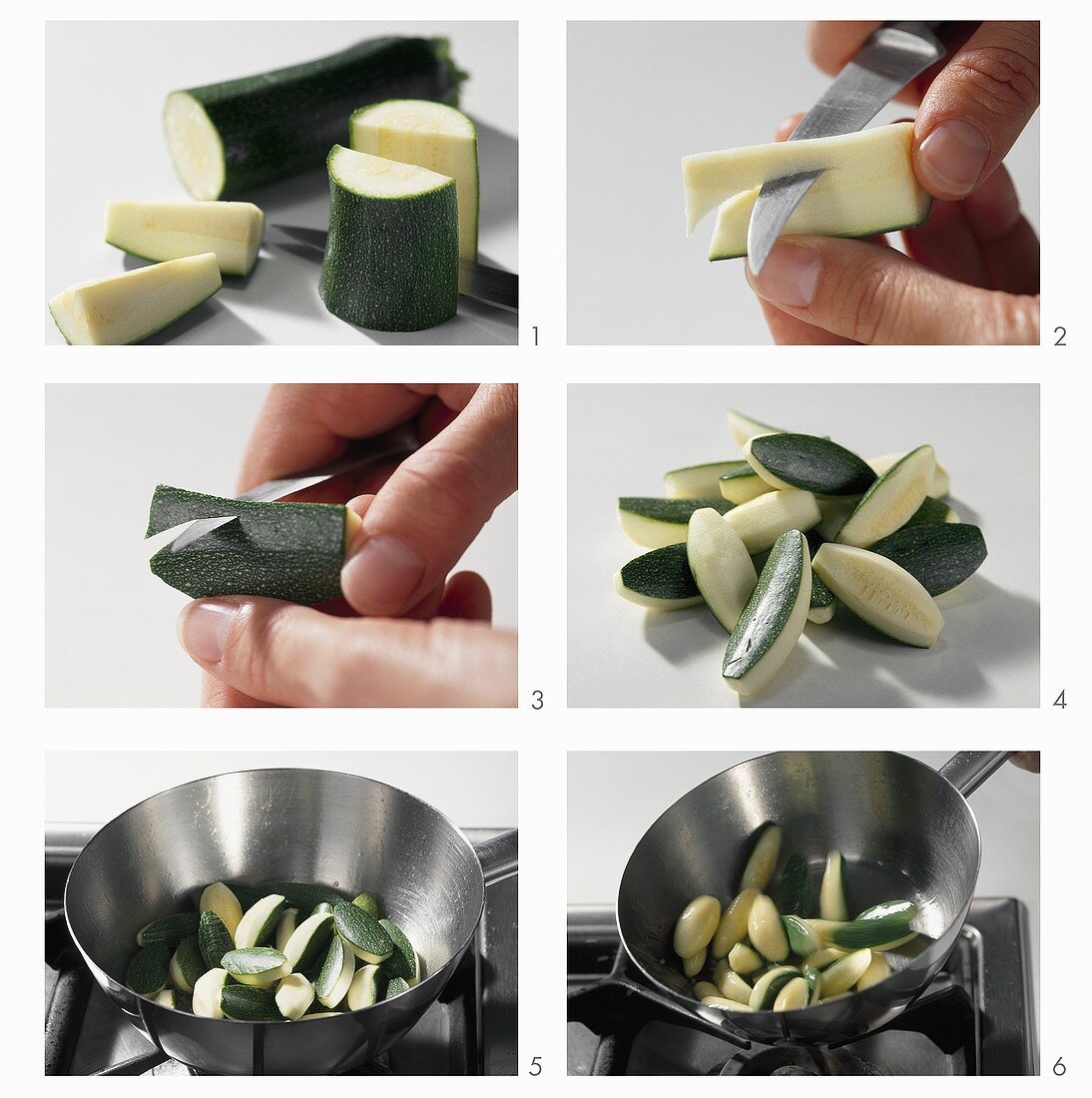 Zucchini vorbereiten